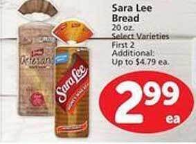 Safeway Sara lee bread offer