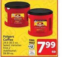 Safeway Folgers coffee offer