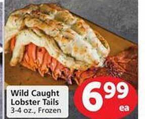 Safeway Wild caught lobster tails offer