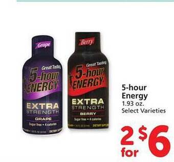 Safeway 5-hour energy offer