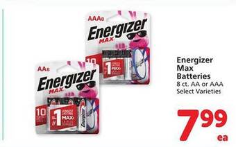 Safeway Energizer max batteries offer