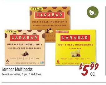 Sprouts Farmers Market Larabar multipacks offer