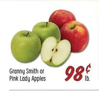 Sprouts Farmers Market Granny smith or pink lady apples offer