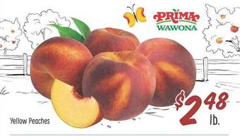 Sprouts Farmers Market Yellow peaches offer