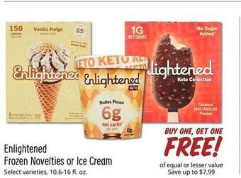 Sprouts Farmers Market Enlightened frozen novelties or ice cream offer