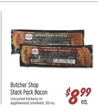 Sprouts Farmers Market Butcher shop stack pack bacon offer