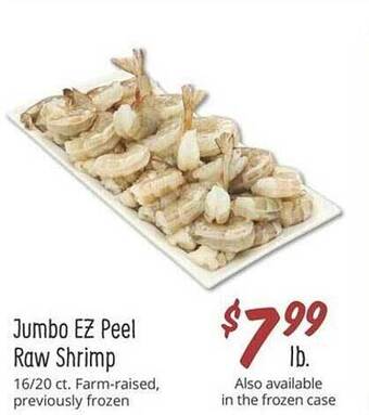 Sprouts Farmers Market Jumbo ez peel raw shrimp offer