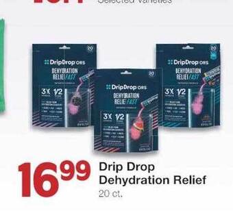 United Supermarkets Drip drop dehydration relief offer