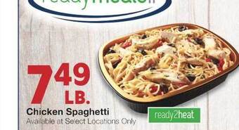 United Supermarkets Chicken spaghetti offer