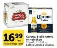 Vons Corona, stella artois or heineken offer