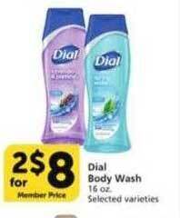 Vons Dial body wash offer