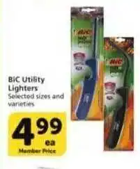 Vons Bic utility lighters offer