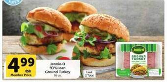 Vons Jennie-o 93% lean ground turkey offer