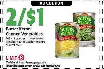 Festival Foods Butter kernel canned vegetables offer