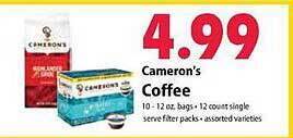 Festival Foods Cameron's coffee offer