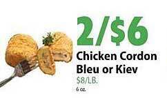Festival Foods Chicken cordon bleu or kiev offer