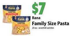 Festival Foods Rana family size pasta offer