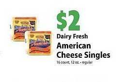 Festival Foods Dairy fresh american cheese singles offer