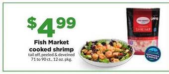 Hy-Vee Fish market cooked shrimp offer