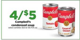 Hy-Vee Campbell's condensed soup offer