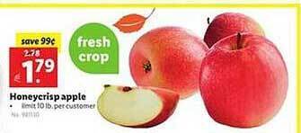 Lidl Honeycrisp apple offer