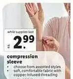 Lidl Compression sleeve offer