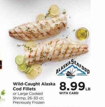 QFC Wild-caught alaska cod fillets offer