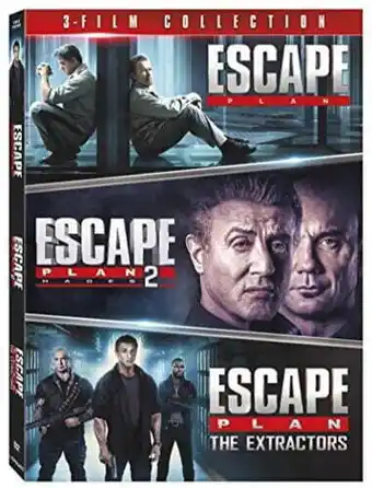 Walmart Escape plan: 3-film collection (dvd) offer