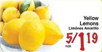 Sellers Bros Yellow lemons offer