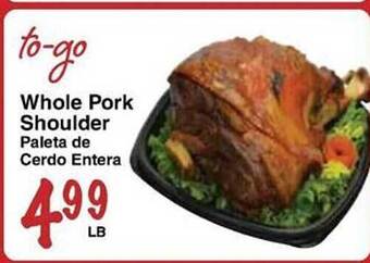 Sellers Bros Whole pork shoulder offer