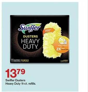 Target Swiffer dusters heavy duty refills offer