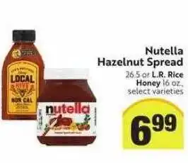 Nutella hazelnut spread