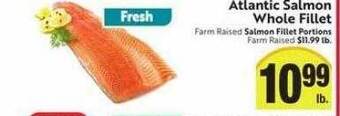 Save Mart Atlantic salmon whole fillet offer