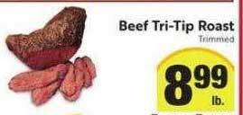 Save Mart Beef tri-tip roast offer
