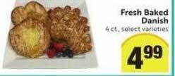 Save Mart Fresh baked danish offer