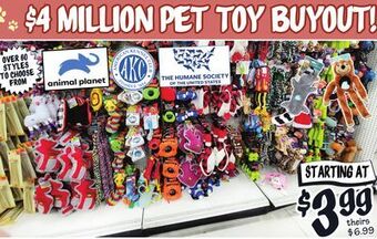 Ollie's Pet toy buyout! offer