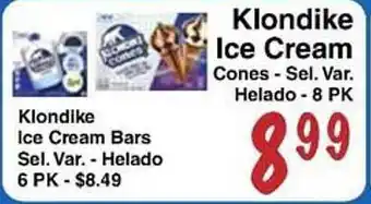 Sellers Bros Klondike ice cream bars klondike ice cream cones offer