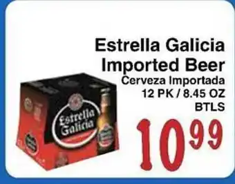 Sellers Bros Estrella galicia imported beer offer