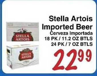 Sellers Bros Stella artois imported beer offer