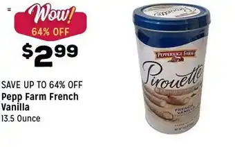 Grocery Outlet Pepp farm french vanilla offer