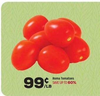 Grocery Outlet Roma tomatoes offer
