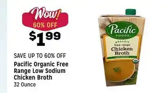 Grocery Outlet Pacific organic free range low sodium chicken broth offer