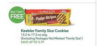 Publix Keebler family size cookies offer