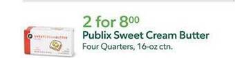 Publix Publix sweet cream butter offer