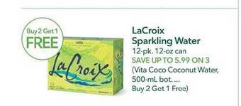 Publix Lacroix sparkling water offer