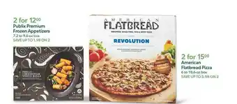 Publix Publix premium frozen appetizers american flatbread pizza offer