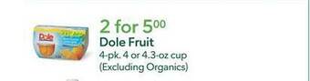 Publix Dole fruit offer