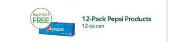 Publix 12-pack pepsi products offer