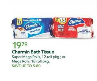 Publix Charmin bath tissue offer