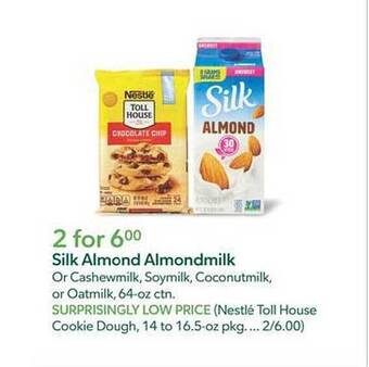 Publix Silk almond almondmilk offer